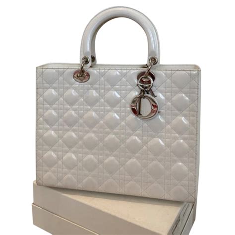 whote dior bag|dior white bag price.